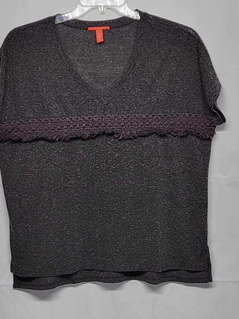 Chelsea & Violet Womens Top Linen Polyester Short Sleeve Breathable Lightweight